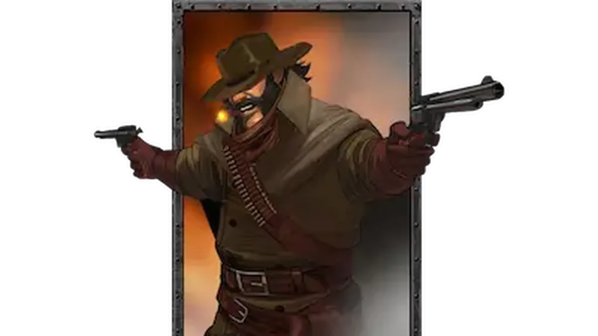 Tampilan visual slot Dead or Alive 3 Wanted dengan tema Wild West yang kelam dan sinematik.
